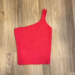 House of Harlow 1960 Coral One Shoulder Tank size XS